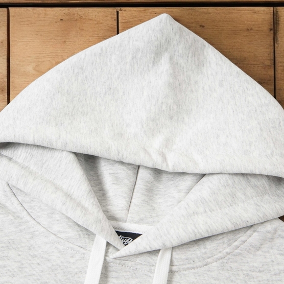 Stussy Light Gray Graphic Hoodie - Picture 6 of 8